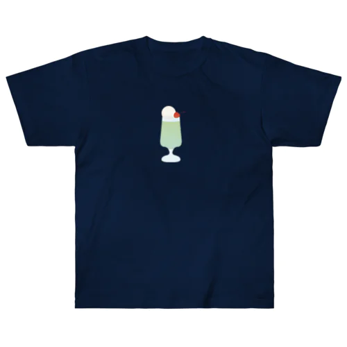 メロンソーダ - ice cream float ヘビーウェイトTシャツ