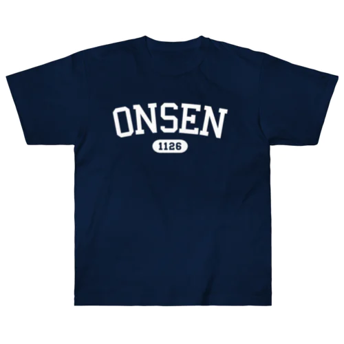 ONSEN 1126（ホワイト） ヘビーウェイトTシャツ