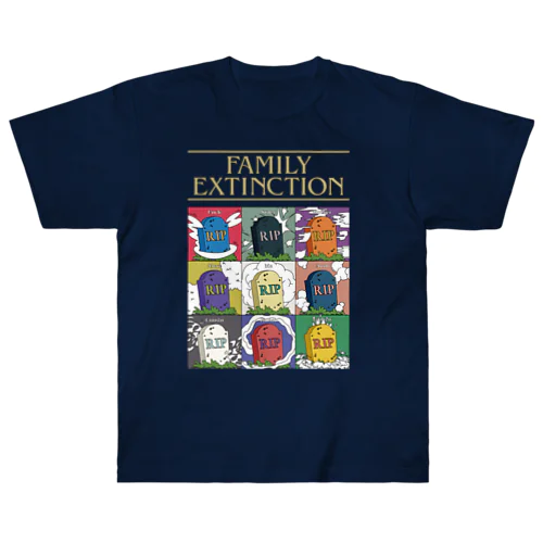Family Extinction ヘビーウェイトTシャツ