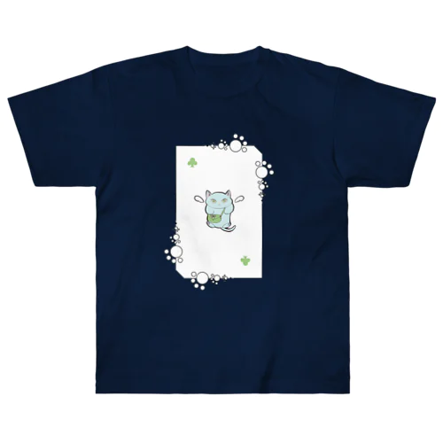 にゃんこトランプ♧(つばさ猫さん) Heavyweight T-Shirt