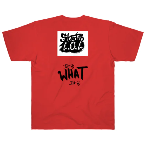 メッセージ【It is what It is】 ヘビーウェイトTシャツ