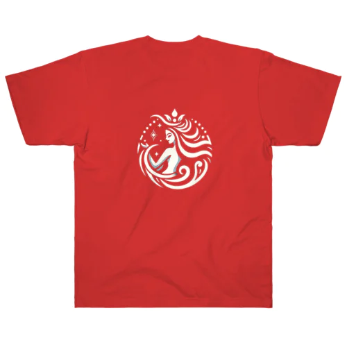 女神のロゴ Heavyweight T-Shirt