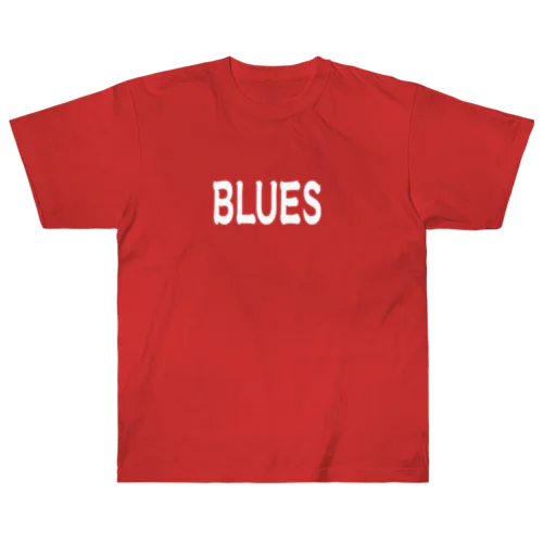 BLUES 白 Heavyweight T-Shirt