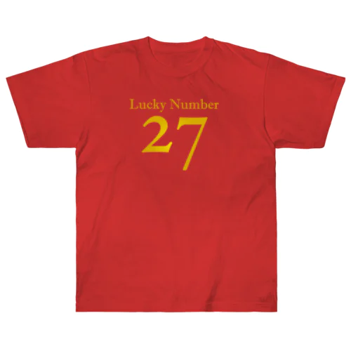 ラッキーNo.27 Heavyweight T-Shirt