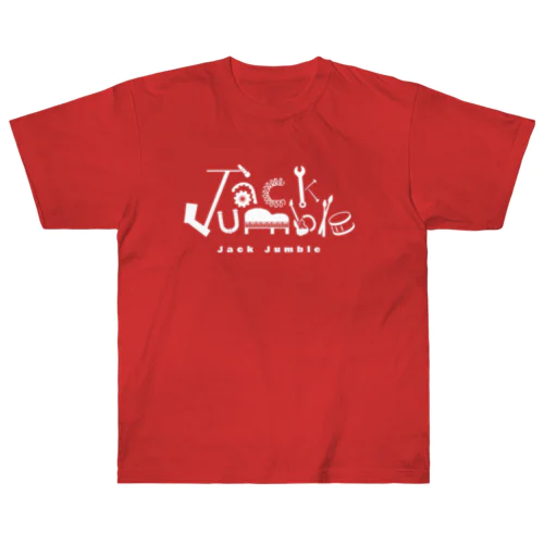 Jack Jumble【white】 Heavyweight T-Shirt