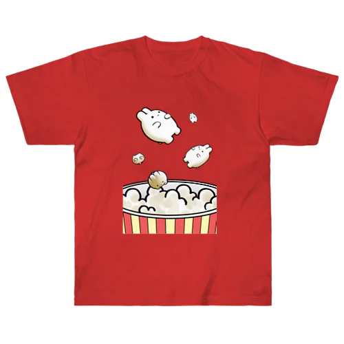 ポップコーンうさぎ Heavyweight T-Shirt