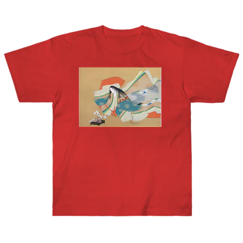 日本画：上村松園_伊勢大輔(1929) Heavyweight T-Shirt