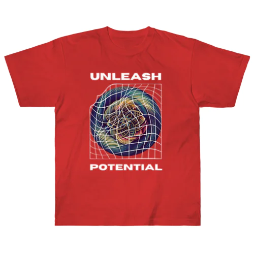 "Unleash Potential" Graphic Tee & Merch ヘビーウェイトTシャツ