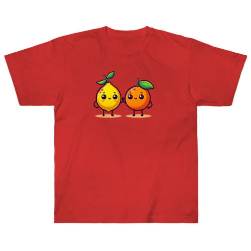 レモンちゃん＆みかんちゃん Heavyweight T-Shirt