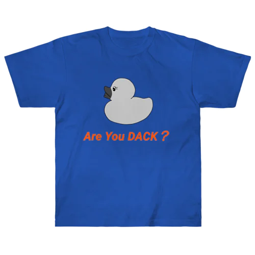 Are You Dack?オレンジ Heavyweight T-Shirt