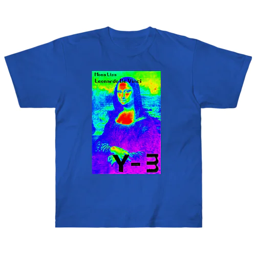 Y-m digital thermography Monna Lisa  Heavyweight T-Shirt