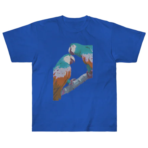 おでこかじり鳥 Heavyweight T-Shirt