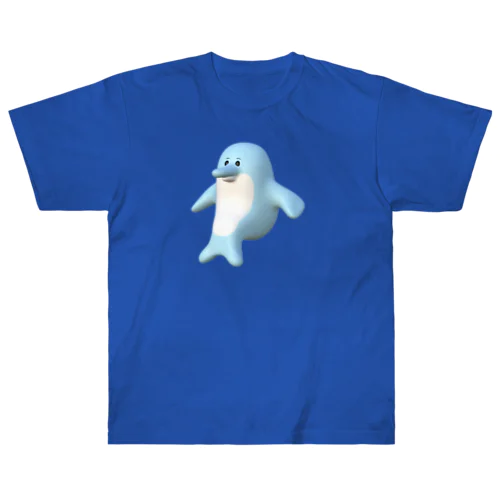 イルカ（3D） ヘビーウェイトTシャツ