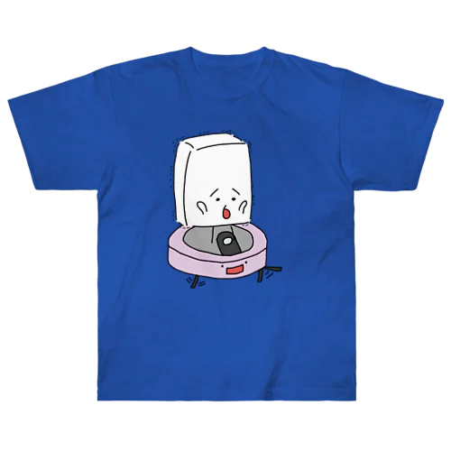 ロボット掃除機とおとうふくん Heavyweight T-Shirt