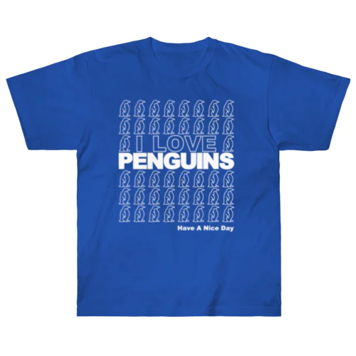 I LOVE PENGUINS Heavyweight T-Shirt