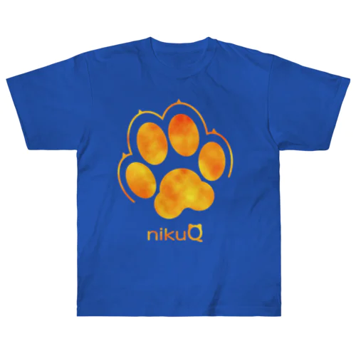 肉球をモチーフにしたオリジナルブランド「nikuQ」（犬タイプ）です Heavyweight T-Shirt