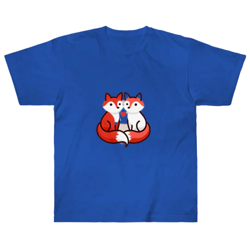 Dual Foxes ヘビーウェイトTシャツ