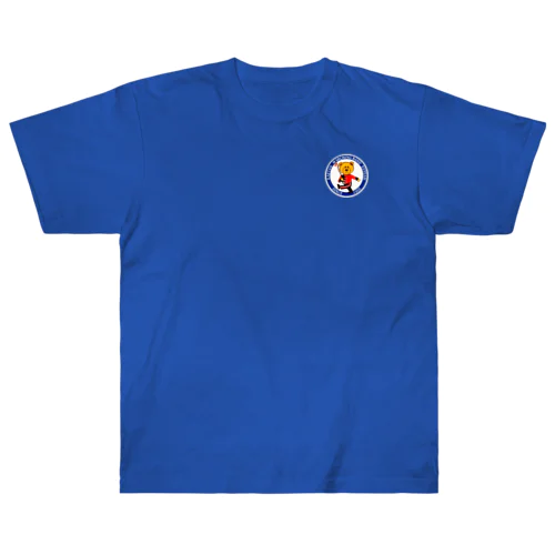 くまさん丸ロゴ Heavyweight T-Shirt