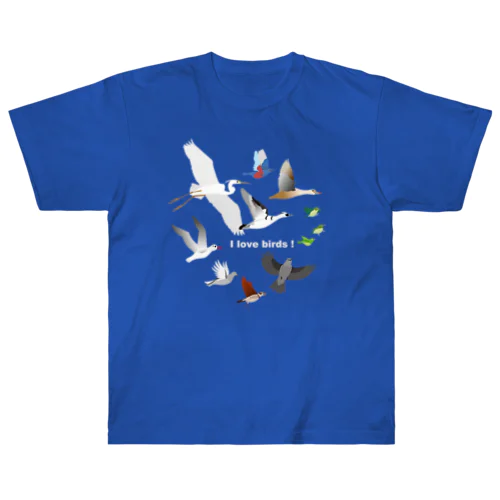 I love birds D 特大   Heavyweight T-Shirt