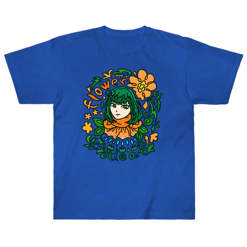 花と緑の使い手 Heavyweight T-Shirt