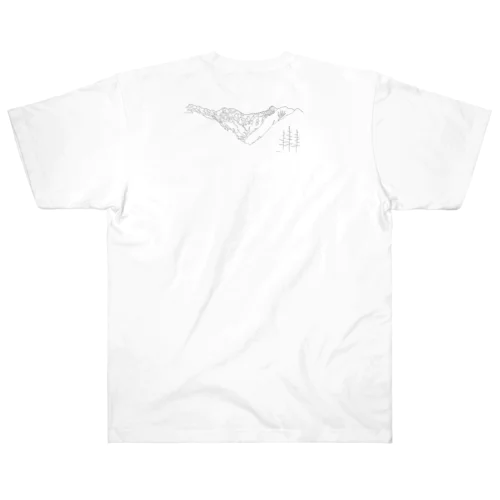 穂高連峰 Heavyweight T-Shirt