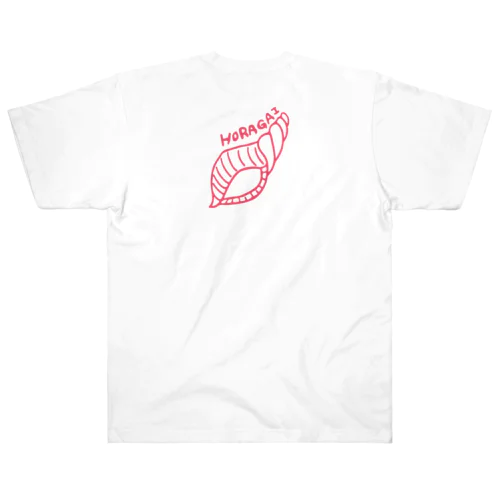 HORAGAI PINK ヘビーウェイトTシャツ