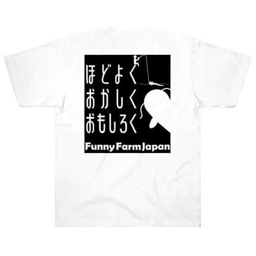 FunnyFarmJapanロゴプリント ヘビーウェイトTシャツ