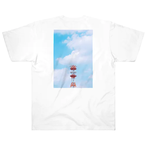 赤い鉄塔Tシャツ Heavyweight T-Shirt