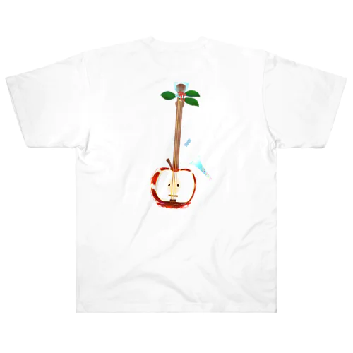 りんご飴三味線 - 津軽 Heavyweight T-Shirt