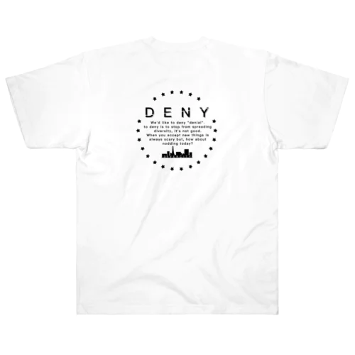 DENY バックプリントT ヘビーウェイトTシャツ