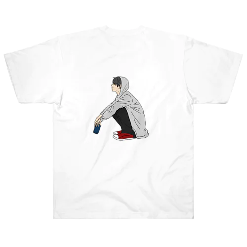 やる気なさ男くん Heavyweight T-Shirt