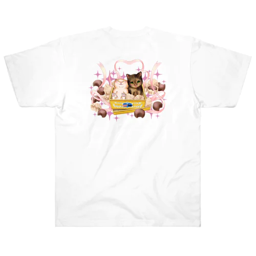 チョコよりカワイイ#2(バックプリント) ヘビーウェイトTシャツ