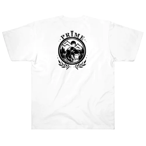 犬とおでかけ　ブラックロゴ【 PRIME 】 Heavyweight T-Shirt