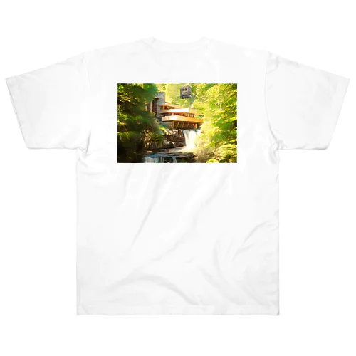 ART×名建築 落水荘 Heavyweight T-Shirt