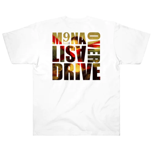 MONALISA_OVERDRIVE_BLACK_LOGO Heavyweight T-Shirt