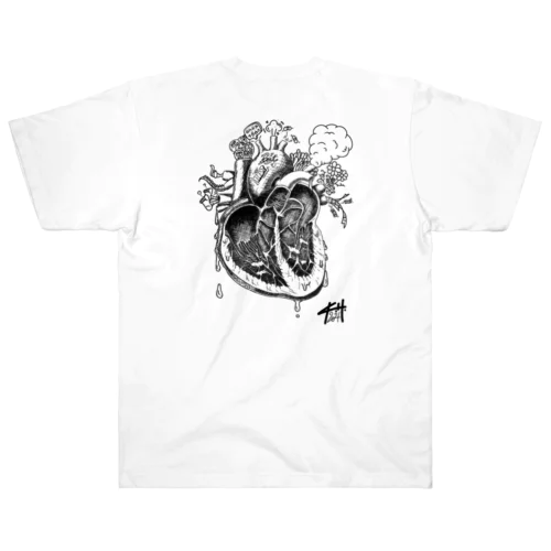 Heart ヘビーウェイトTシャツ