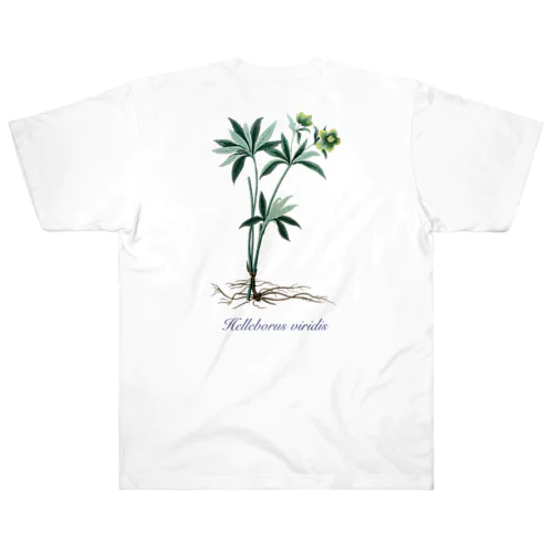 クリスマスローズ - アサギフユボタン Heavyweight T-Shirt