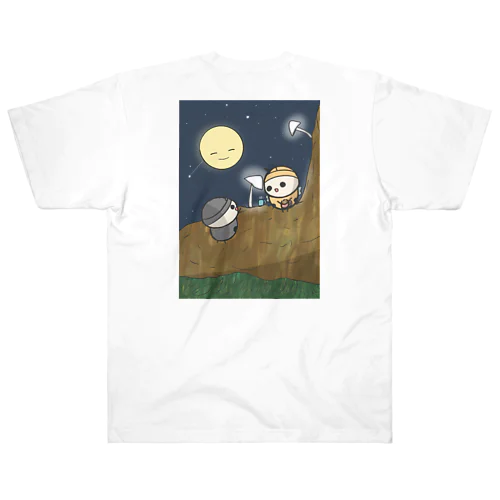 夜の待ち合わせ Heavyweight T-Shirt