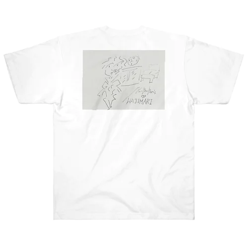 るんぺんパリアート　HAJIMARI ヘビーウェイトTシャツ