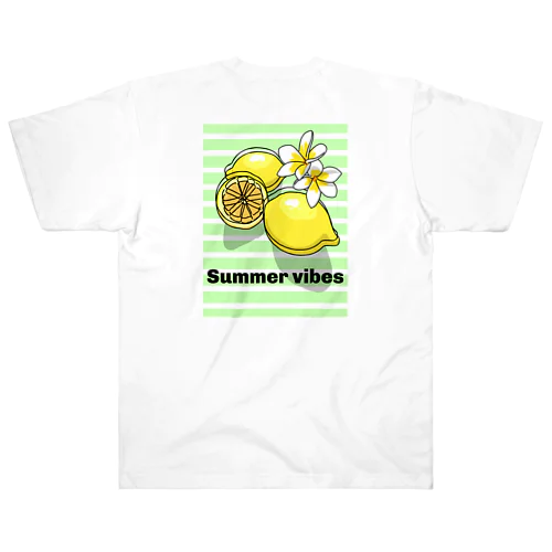 檸檬🍋デザインt ヘビーウェイトTシャツ