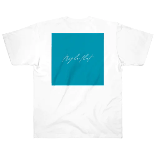 英字ロゴ（ブルー） Heavyweight T-Shirt