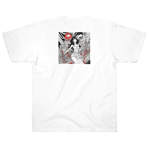 呪いの美魔女 Heavyweight T-Shirt