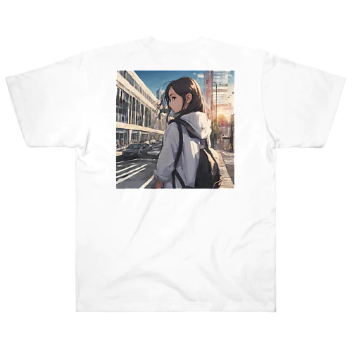 都会女子高生 Heavyweight T-Shirt