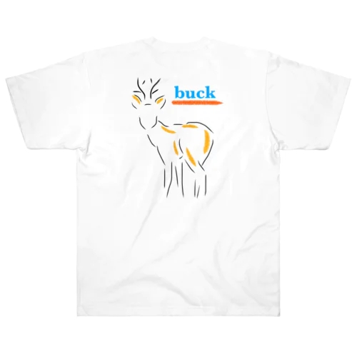 buck！ Heavyweight T-Shirt
