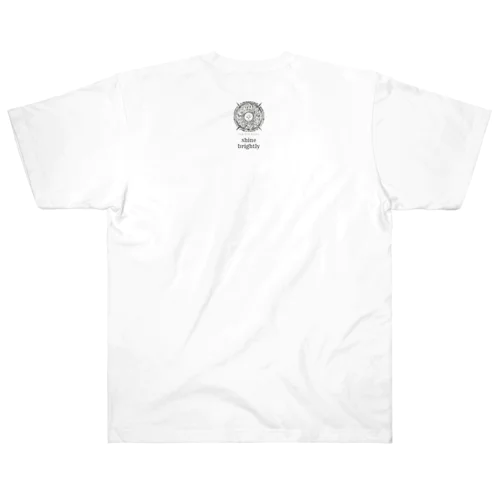 sunburst face Heavyweight T-Shirt