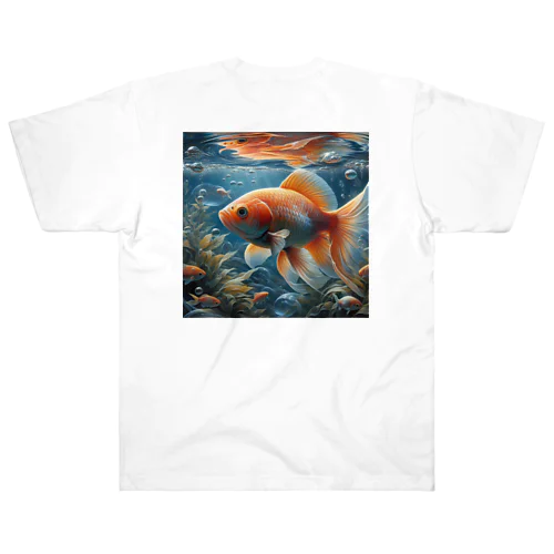 金運招福金魚様 Heavyweight T-Shirt