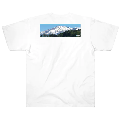 秋田鳥海山_AkitaChoukaisan ヘビーウェイトTシャツ