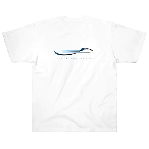 Mariana Blue Airline Heavyweight T-Shirt