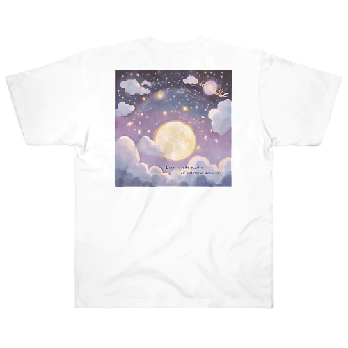 Lost in the magic of celestial dreams. ヘビーウェイトTシャツ