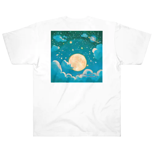 Where the cosmos meets creativity. ヘビーウェイトTシャツ